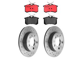 Kit De Balatas Cerámicas Y 2 Discos Hiperventilados Traseros