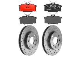 Kit De Balatas Cerámicas Y 2 Discos Hiperventilados Delanteros