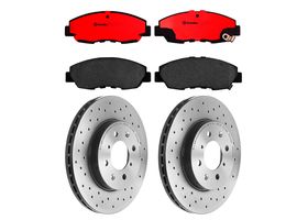 Kit De Balatas Cerámicas Y 2 Discos Hiperventilados Delanteros