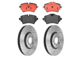 Kit De Balatas Cerámicas Y 2 Discos Hiperventilados Delanteros