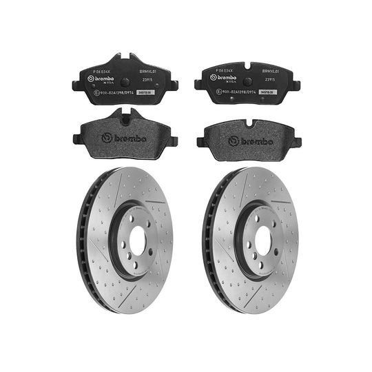 brembo-kit-de-balatas-sportxtra-y-2-discos-hiperventilados-delanteros-mini-cooper-2013-2022-cooper-0