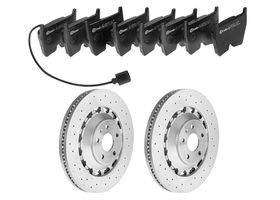 Kit De Balatas Bajos Metales Y 2 Discos Hiperventilados Delanteros