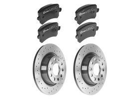 Kit De Balatas Bajos Metales Y 2 Discos Hiperventilados Traseros