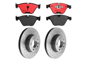 Kit De Balatas Cerámicas Y 2 Discos Hiperventilados Delanteros