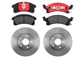 Kit De Balatas Cerámicas Y 2 Discos Ventilados Delanteros