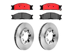 Kit De Balatas Cerámicas Y 2 Discos Ventilados Delanteros