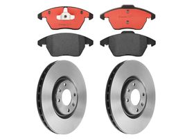 Kit De Balatas Cerámicas Y 2 Discos Ventilados Delanteros