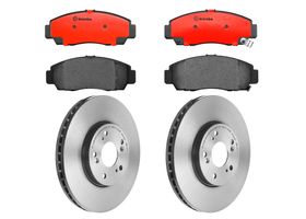 Kit De Balatas Cerámicas Y 2 Discos Ventilados Delanteros