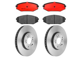 Kit De Balatas Cerámicas Y 2 Discos Ventilados Delanteros