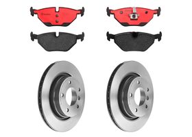 Kit De Balatas Cerámicas Y 2 Discos Ventilados Traseros