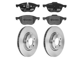 Kit De Balatas SportXtra Y 2 Discos Ventilados Delanteros