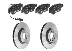 Kit De Balatas Bajos Metales Y 2 Discos Ventilados Delanteros