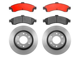 Kit De Balatas Cerámicas Y 2 Discos Ventilados Delanteros