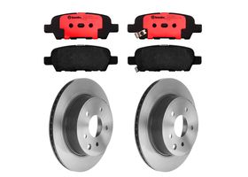 Kit De Balatas Cerámicas Y 2 Discos Ventilados Traseros