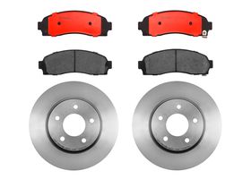 Kit De Balatas Cerámicas Y 2 Discos Ventilados Delanteros