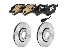 Kit De Balatas Bajos Metales Y 2 Discos Ventilados Delanteros