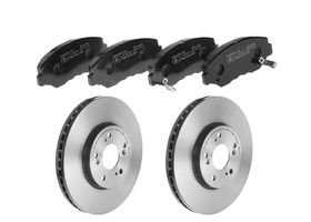 Kit De Balatas Bajos Metales Y 2 Discos Ventilados Delanteros