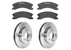 Kit De Balatas Cerámicas Y 2 Discos Ventilados Delanteros