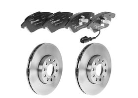 Kit De Balatas Bajos Metales Y 2 Discos Ventilados Delanteros