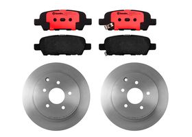 Kit De Balatas Cerámicas Y 2 Discos Ventilados Traseros