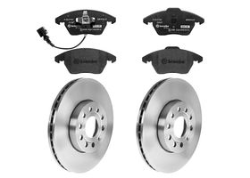 Kit De Balatas SportXtra Y 2 Discos Ventilados Delanteros