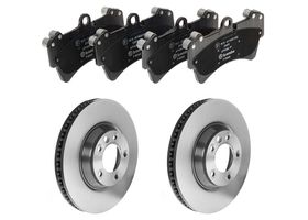 Kit De Balatas Bajos Metales Y 2 Discos Ventilados Delanteros