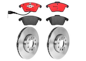 Kit De Balatas Cerámicas Y 2 Discos Ventilados Delanteros