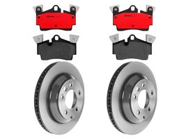 Kit De Balatas Cerámicas Y 2 Discos Ventilados Traseros