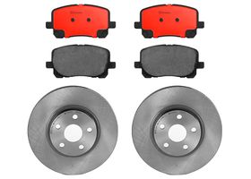 Kit De Balatas Cerámicas Y 2 Discos Ventilados Delanteros