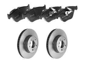 Kit De Balatas Bajos Metales Y 2 Discos Ventilados Delanteros