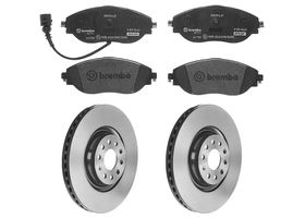 Kit De Balatas SportXtra Y 2 Discos Ventilados Delanteros