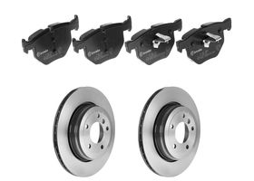 Kit De Balatas Bajos Metales Y 2 Discos Ventilados Traseros