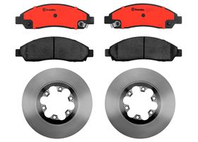 Kit De Balatas Cerámicas Y 2 Discos Ventilados Delanteros