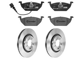 Kit De Balatas SportXtra Y 2 Discos Ventilados Delanteros