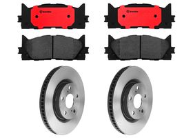 Kit De Balatas Cerámicas Y 2 Discos Ventilados Delanteros