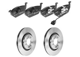 Kit De Balatas Bajos Metales Y 2 Discos Ventilados Delanteros