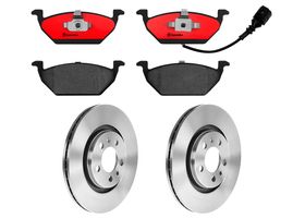 Kit De Balatas Cerámicas Y 2 Discos Ventilados Delanteros