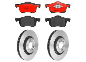 Kit De Balatas Cerámicas Y 2 Discos Ventilados Delanteros