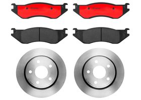 Kit De Balatas Cerámicas Y 2 Discos Ventilados Delanteros