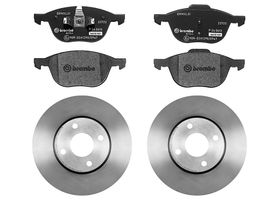 Kit De Balatas SportXtra Y 2 Discos Ventilados Delanteros