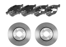 Kit De Balatas Bajos Metales Y 2 Discos Ventilados Delanteros