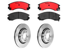 Kit De Balatas Cerámicas Y 2 Discos Ventilados Delanteros