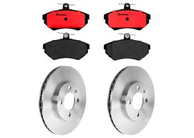 Kit De Balatas Cerámicas Y 2 Discos Ventilados Delanteros