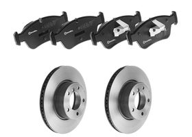 Kit De Balatas Bajos Metales Y 2 Discos Ventilados Delanteros