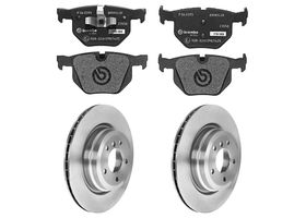 Kit De Balatas SportXtra Y 2 Discos Ventilados Traseros