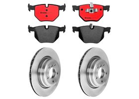 Kit De Balatas Cerámicas Y 2 Discos Ventilados Traseros