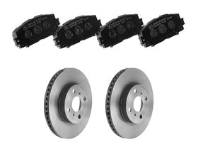 Kit De Balatas Bajos Metales Y 2 Discos Ventilados Delanteros