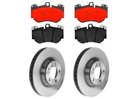 Kit De Balatas Cerámicas Y 2 Discos Ventilados Delanteros