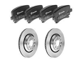 Kit De Balatas Bajos Metales Y 2 Discos Ventilados Traseros