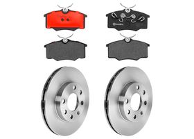 Kit De Balatas Cerámicas Y 2 Discos Ventilados Delanteros